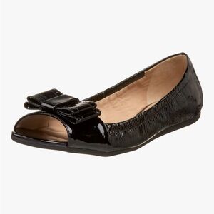 kate spade new york Women's Bow Peep Toe Flat